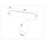 Трековое освещение Ambrella GL1213 GL