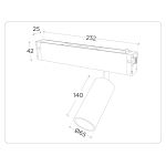 Трековое освещение Ambrella GL1232 GL