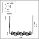 Подвесные светильники Odeon Light 5095/24L BRUCO