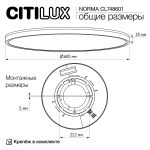 Потолочные светильники Citilux CL748601 NORMA