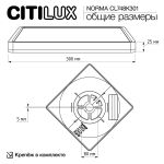 Потолочные светильники Citilux CL748K301 NORMA