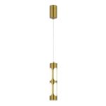 SL6237.303.01 Светильник подвесной ST-Luce латунь/белый LED 1*6W 4000K DALLAMOS