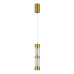 SL6237.303.01 Светильник подвесной ST-Luce латунь/белый LED 1*6W 4000K DALLAMOS
