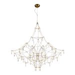 *SL6601.213.114 Светильник подвесной ST-Luce Золотистый/Прозрачный LED 114*0,5W 3000K