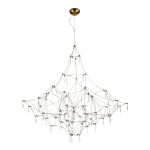 *SL6601.213.114 Светильник подвесной ST-Luce Золотистый/Прозрачный LED 114*0,5W 3000K