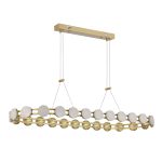 SL6610.203.26 Светильник подвесной ST-Luce золотистый/белый LED 1*50W 4000K MONRO