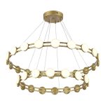 SL6610.203.36 Светильник подвесной ST-Luce золотистый/белый LED 1*70W 4000K MONRO