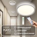 Потолочные светильники Denkirs DK6511-WH/1 PLATO