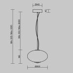 Подвесные светильники Maytoni MOD397PL-L12CH3K Bruma