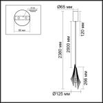 Подвесные светильники Odeon Light 5442/6LA AFALINA