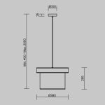 Подвесные светильники Freya FR5483PL-01B2 Mixture