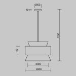 Люстры Freya FR5492PL-01B Weave