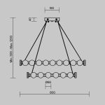 Люстры Freya FR6180PL-L70B Collar