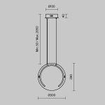 Подвесные светильники Freya FR6182PL-L14W1 Eclat