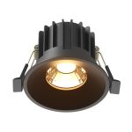 Точечные светильники Maytoni DL058-12W2.7K-B Round