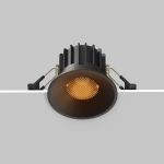 Точечные светильники Maytoni DL058-12W2.7K-B Round