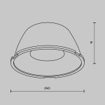 Комплектующие Maytoni LensD43-24 Accessories