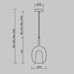 Подвесные светильники Maytoni MOD271PL-01W1 Duality