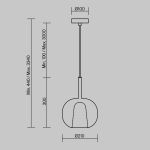 Подвесные светильники Maytoni MOD271PL-01W2 Duality