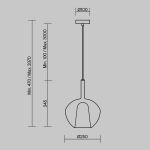 Подвесные светильники Maytoni MOD271PL-01W3 Duality