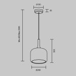 Подвесные светильники Maytoni MOD286PL-L18W3K Spirito