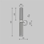 Настенные светильники Maytoni MOD302WL-02W1 Antic
