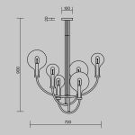 Люстры Maytoni MOD333PL-06B Status