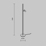 Торшеры Maytoni MOD395FL-L28B3K Thin
