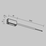 Трековое освещение Maytoni TRA200B-11B-100 Accessories for tracks Flexity