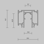 Трековое освещение Maytoni TRX034D-422W Busbar trunkings Exility