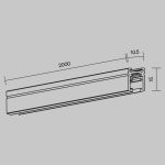 Трековое освещение Maytoni TRX184-112B Busbar trunkings Levity