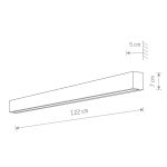 Настенные светильники Nowodvorski 7560 Straight Wall LED L