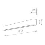 Настенные светильники Nowodvorski 7561 Straight Wall LED M