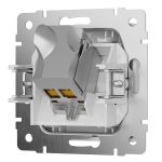 W5120001/ Розетка Ethernet RJ-45 cat. 6A экранированная (белый матовый) W5120001