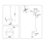 Подвесные светильники Ambrella LH15001 LH