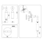 Настенные светильники Ambrella LH55280 LH