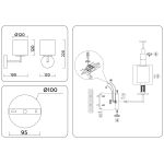 Настенные светильники Ambrella LH56015 LH