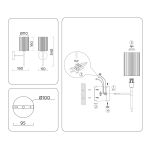 Настенные светильники Ambrella LH72385 LH