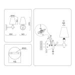 Настенные светильники Ambrella LH75055 LH