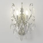 Настенные светильники Crystal Lux ESMIRALDA AP2 SILVER ESMIRALDA