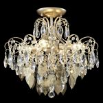 Потолочные светильники Crystal Lux ESMIRALDA PL4 GOLD ESMIRALDA