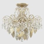Потолочные светильники Crystal Lux ESMIRALDA PL4 GOLD ESMIRALDA