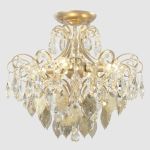 Потолочные светильники Crystal Lux ESMIRALDA PL4 GOLD ESMIRALDA