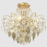 Потолочные светильники Crystal Lux ESMIRALDA PL4 GOLD ESMIRALDA
