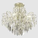 Потолочные светильники Crystal Lux ESMIRALDA PL4 SILVER ESMIRALDA