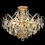 Потолочные светильники Crystal Lux ESMIRALDA PL6 GOLD ESMIRALDA