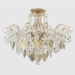 Потолочные светильники Crystal Lux ESMIRALDA PL6 GOLD ESMIRALDA