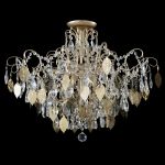 Потолочные светильники Crystal Lux ESMIRALDA PL9 GOLD ESMIRALDA