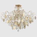 Потолочные светильники Crystal Lux ESMIRALDA PL9 GOLD ESMIRALDA