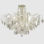 Потолочные светильники Crystal Lux ESMIRALDA PL9 SILVER ESMIRALDA